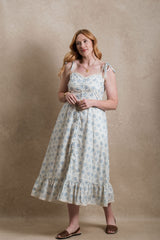 Del Ray Dress - Blue Floral