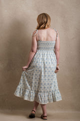 Del Ray Dress - Blue Floral