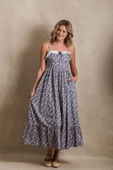 Carolina Dress - Violet Floral