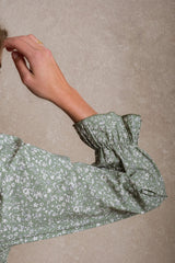 Gentry Dress - Sage Floral