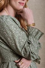 Gentry Dress - Sage Floral