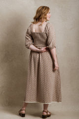 Loveland Dress - Brown Floral