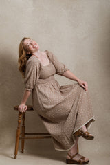 Loveland Dress - Brown Floral