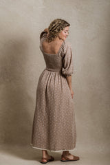 Loveland Dress - Brown Floral