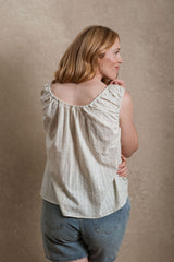 Livi Blouse - Cream Floral
