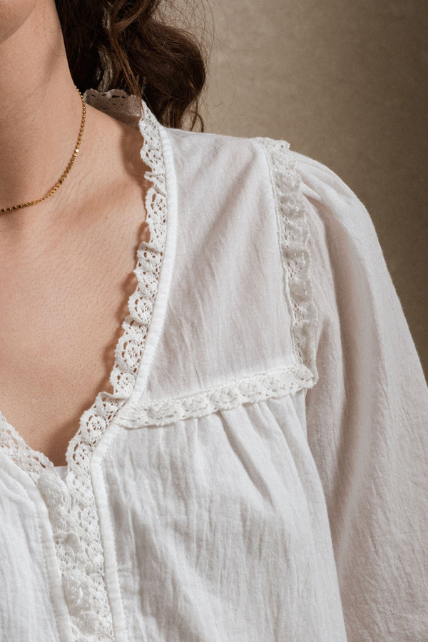 Lilydale Blouse - White