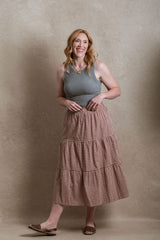 Olinda Skirt - Vintage Gingham