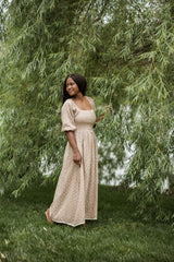 Loveland Dress - Brown Floral