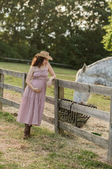 Everly Dress - Cranberry Gingham