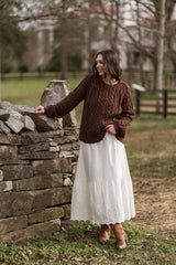 Delphi Skirt - Cream