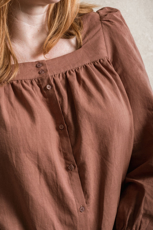 Chesapeake Blouse - Dusty Rose