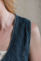 Rye Vest - Dark Wash