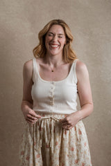 Henley Tank - Ivory