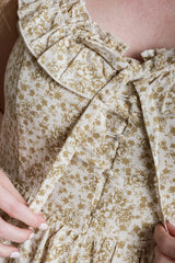 Destin Dress - Tan Floral