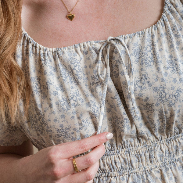Spring Hill Dress - Blue Floral – Neuflora