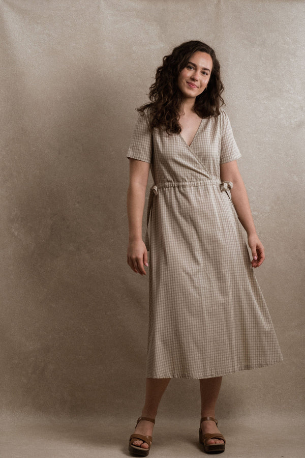 Fort Meyers Dress - Green Plaid
