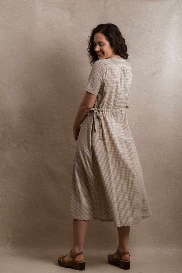 Fort Meyers Dress - Green Plaid