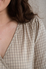 Fort Meyers Dress - Green Plaid