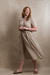 Fort Meyers Dress - Green Plaid