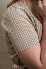 Fort Meyers Dress - Green Plaid