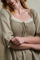 Dublin Dress - Green Gingham