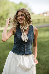 Rye Vest - Dark Wash