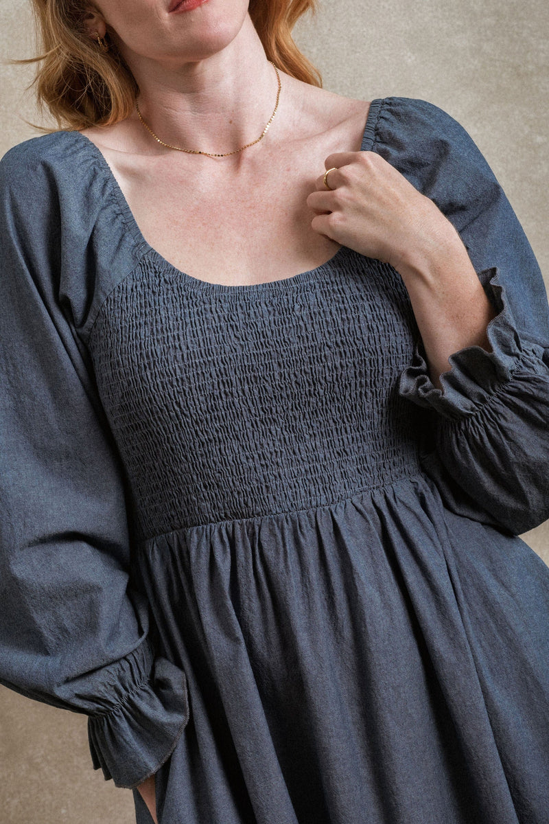 Gentry Dress - Chambray