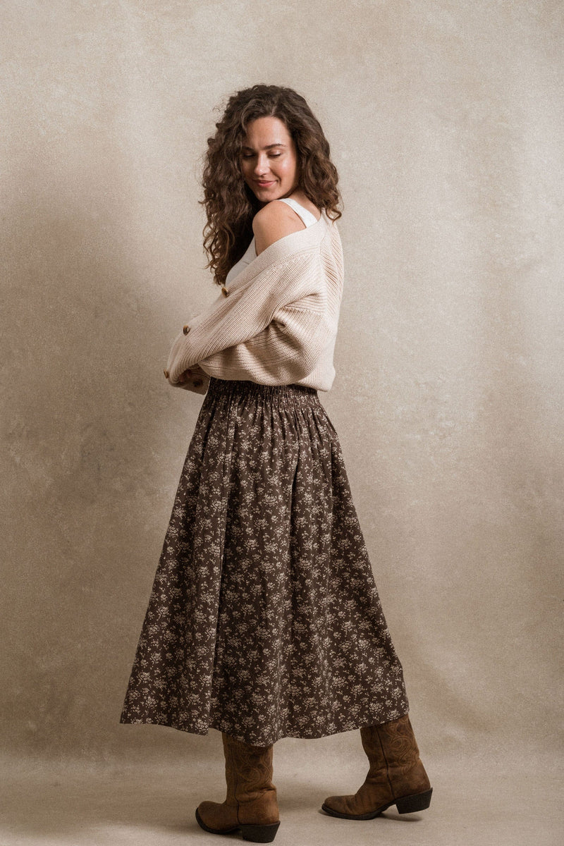 Naples Skirt - Brown