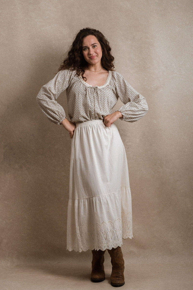 Emberley Blouse - Brown Floral