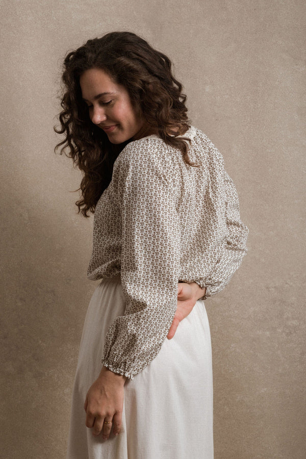 Emberley Blouse - Brown Floral