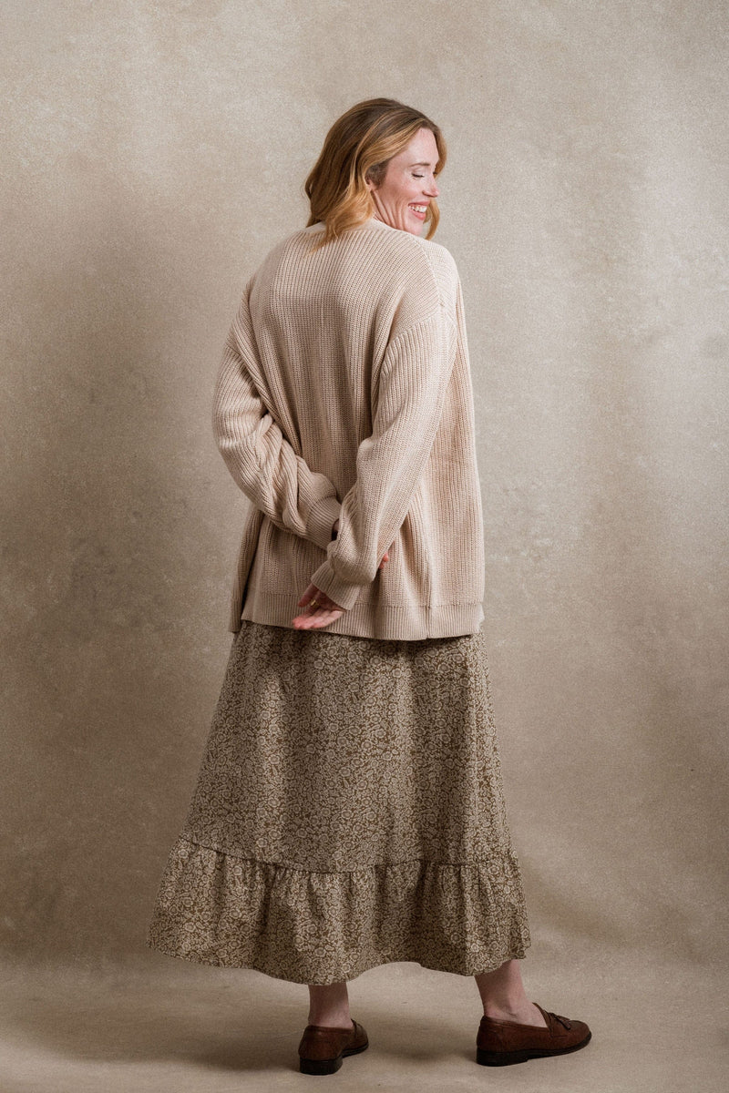 Florence Skirt - Brown Floral