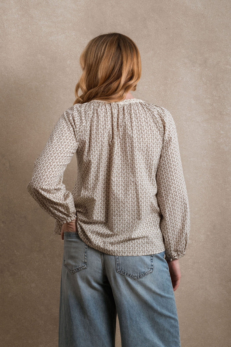 Emberley Blouse - Brown Floral