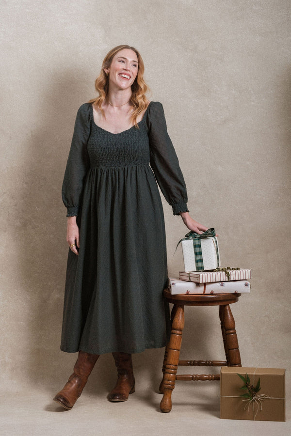 Milan Dress - Wintergreen