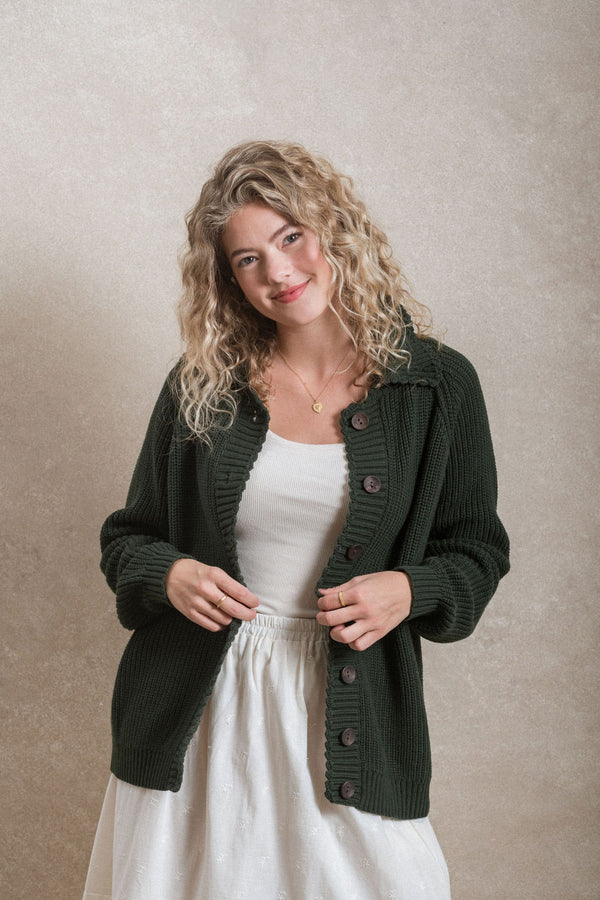 Westlock Cardigan - Wintergreen