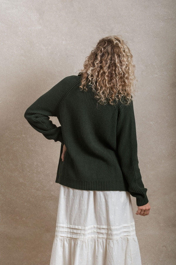 Westlock Cardigan - Wintergreen