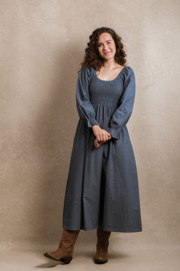 Gentry Dress - Chambray