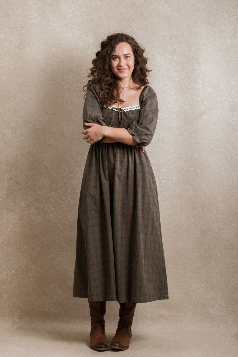 Dublin Dress - Winter Plaid