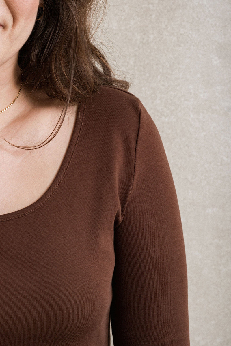 Kelia Long Sleeve - Chocolate