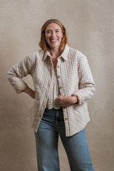 Henrietta Quilted Jacket - Gingham