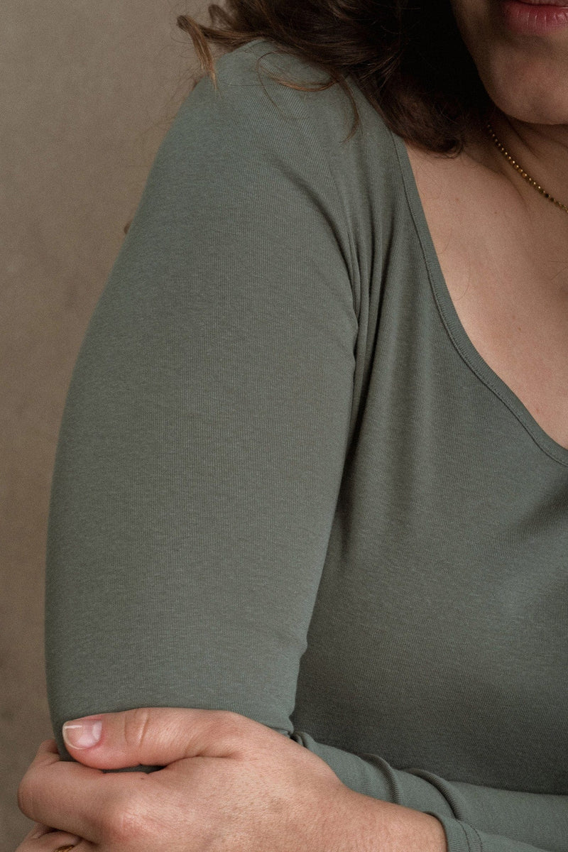 Kelia Long Sleeve - Dusty Sage
