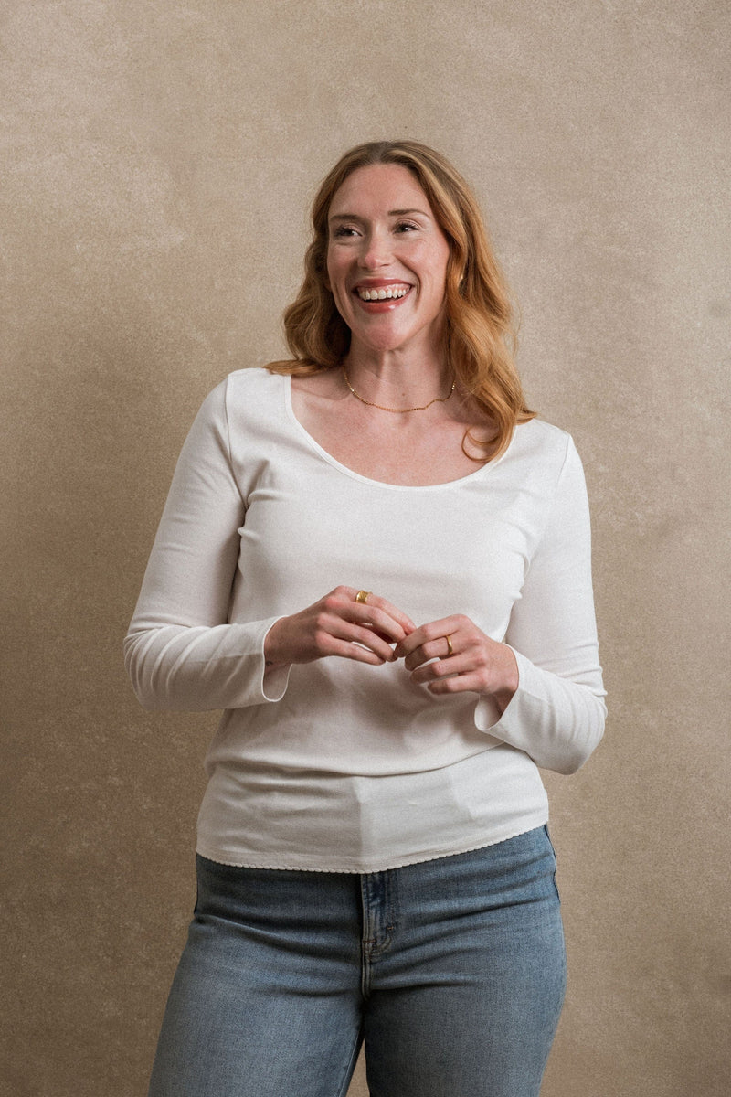 Kelia Long Sleeve - White
