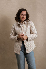 Henrietta Quilted Jacket - Gingham