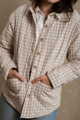 Henrietta Quilted Jacket - Gingham