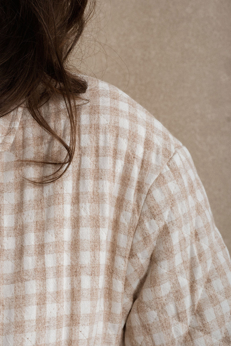 Henrietta Quilted Jacket - Gingham