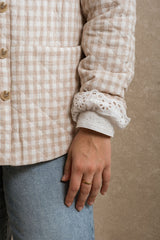 Henrietta Quilted Jacket - Gingham