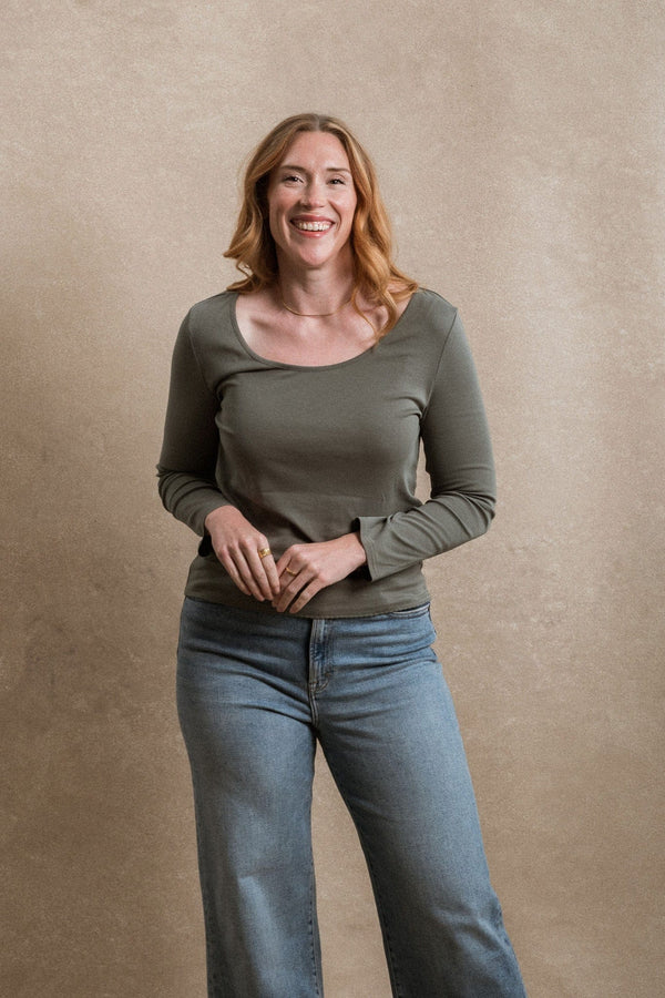 Kelia Long Sleeve - Dusty Sage