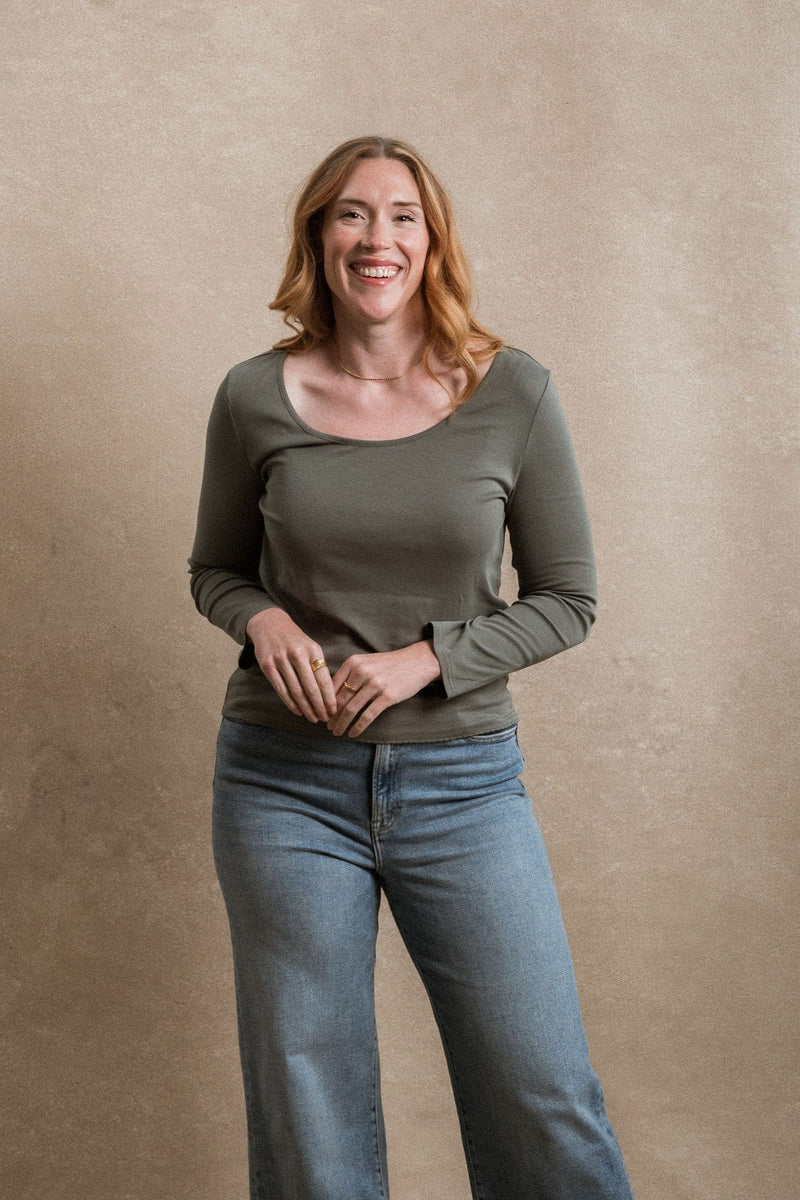 Kelia Long Sleeve - Dusty Sage
