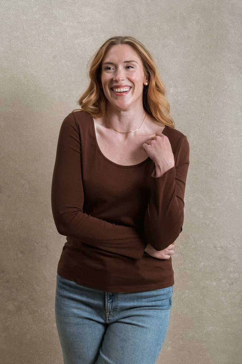 Kelia Long Sleeve - Chocolate