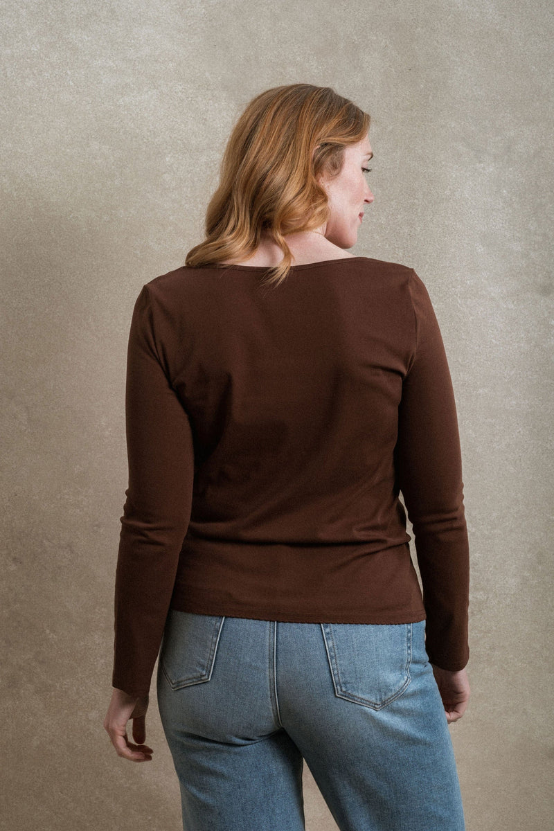 Kelia Long Sleeve - Chocolate