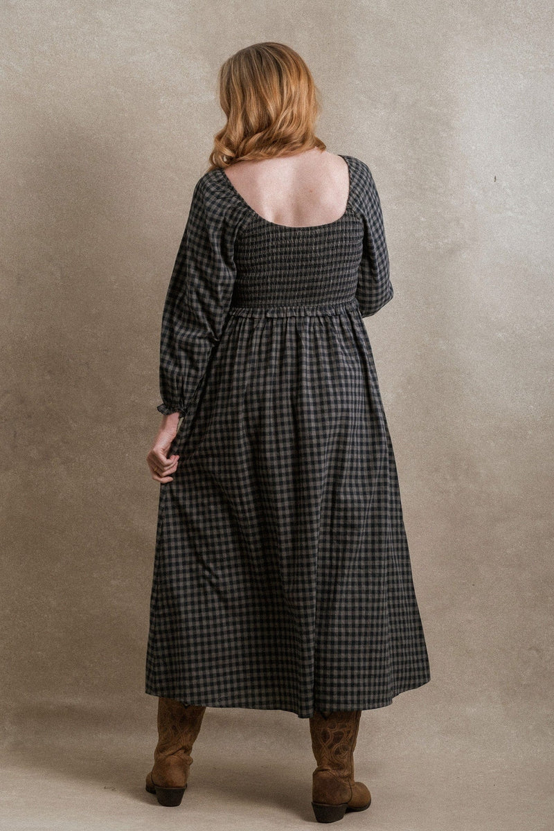 Gianna Dress - Blue Gingham